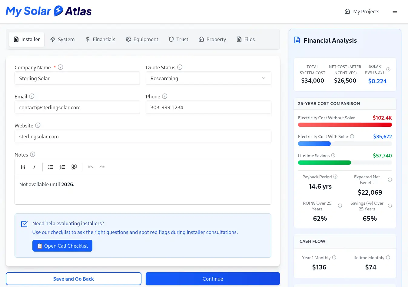My Solar Atlas Earns a 40.77 Proof of Usefulness Score by Building an Objective Solar Quote Comparison Tool